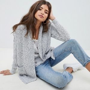 Abercrombie & Fitch Drape Front Cardigan S